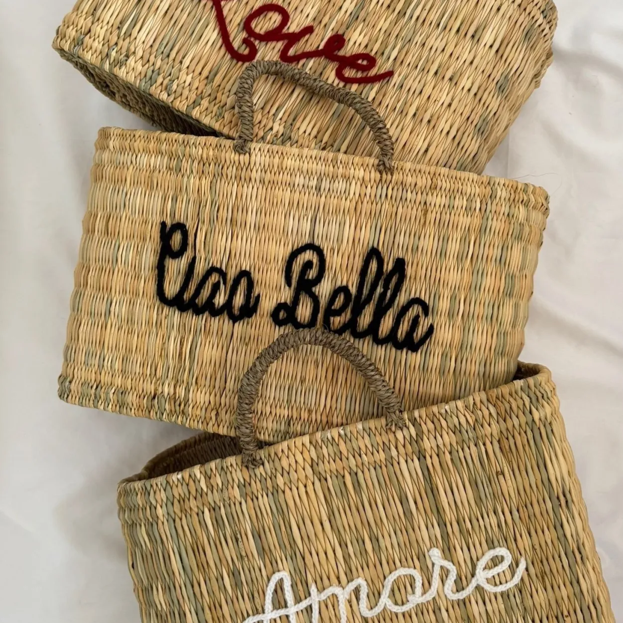 Ciao Bella - Reed Shopper Basket