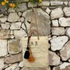 Classic Palm Leaf Tote Bag - Monogram