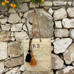 Classic Palm Leaf Tote Bag - Monogram