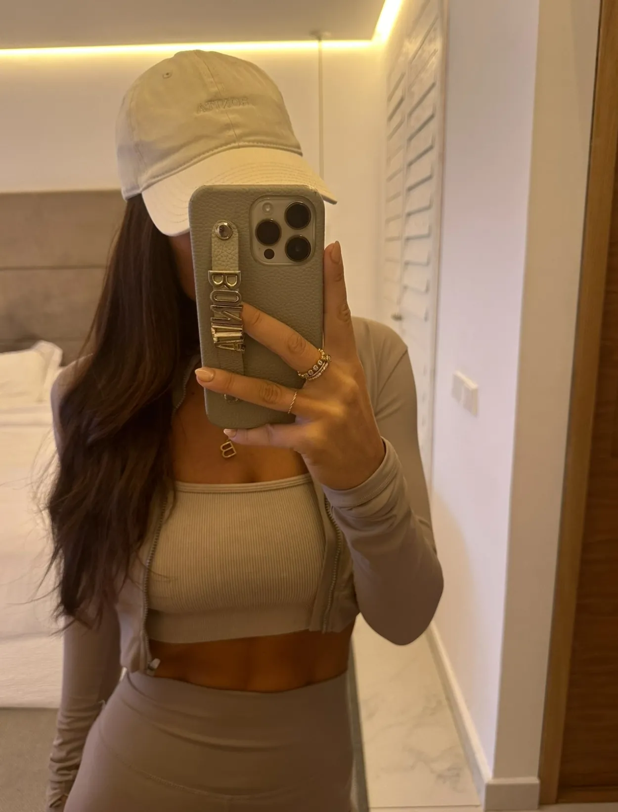 Cream baseball cap - BONITA
