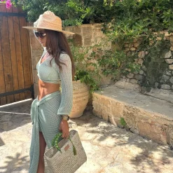 DINA - Mint Knit Co-ord