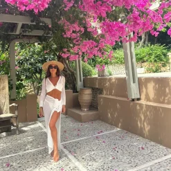 DINA - White Knit Co-ord