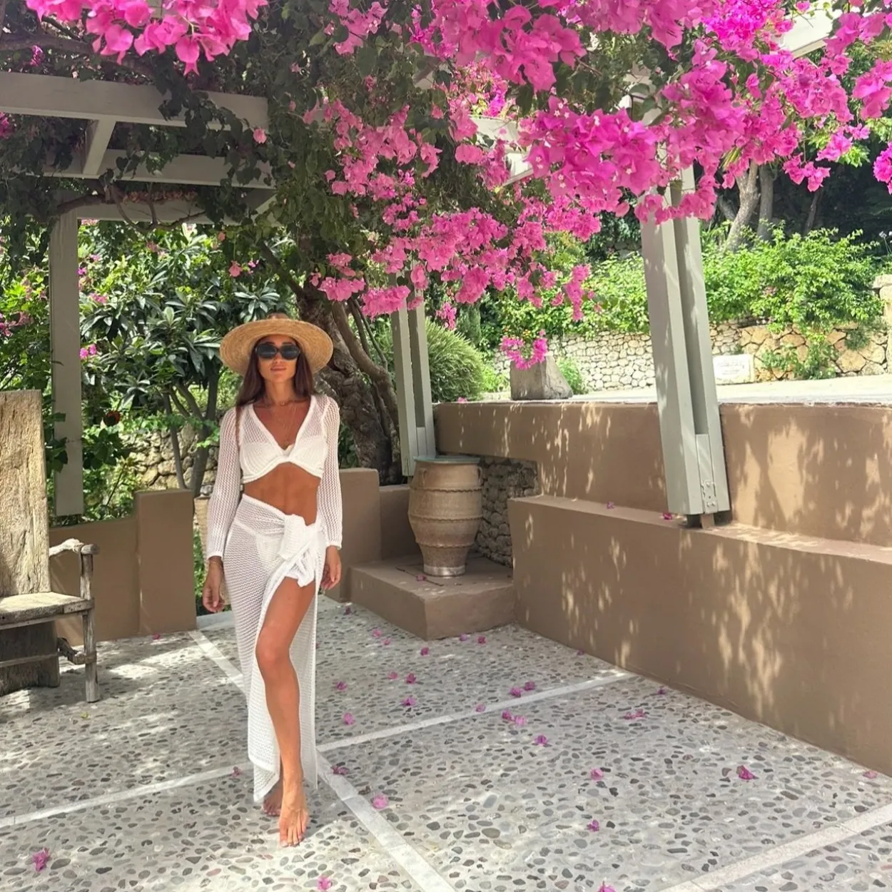 DINA - White Knit Co-ord
