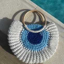 Evil Eye Crochet Bag
