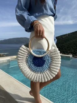Evil Eye Crochet Bag