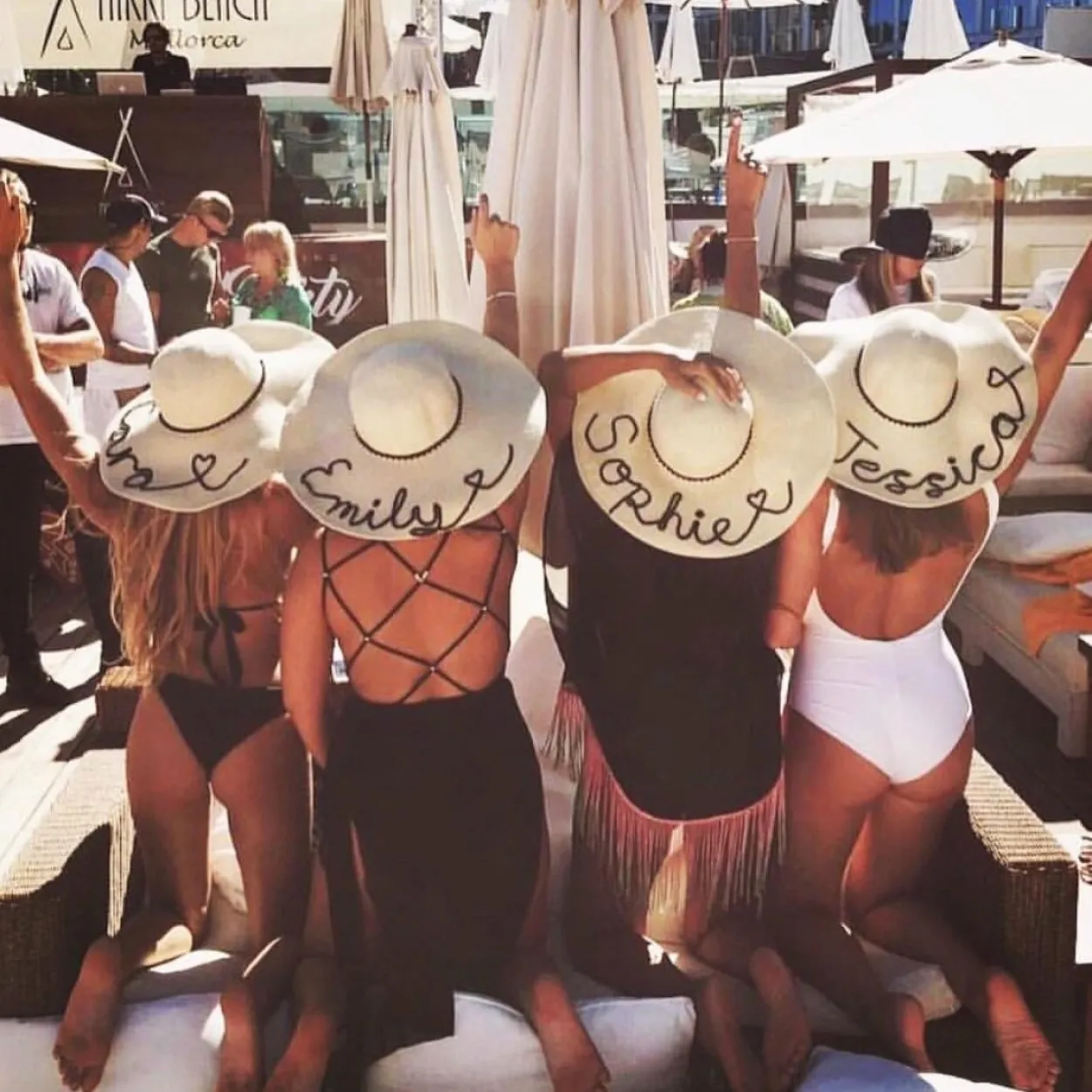 Hen Party Personalised Floppy Sun Hats
