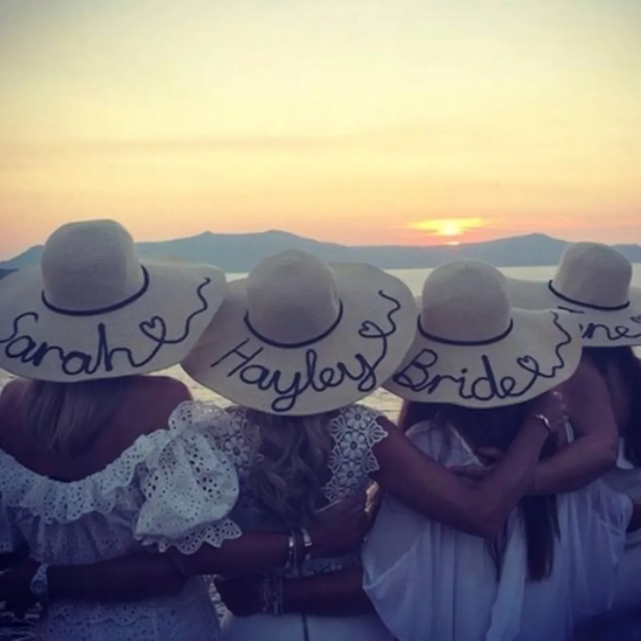 Hen Party Personalised Floppy Sun Hats