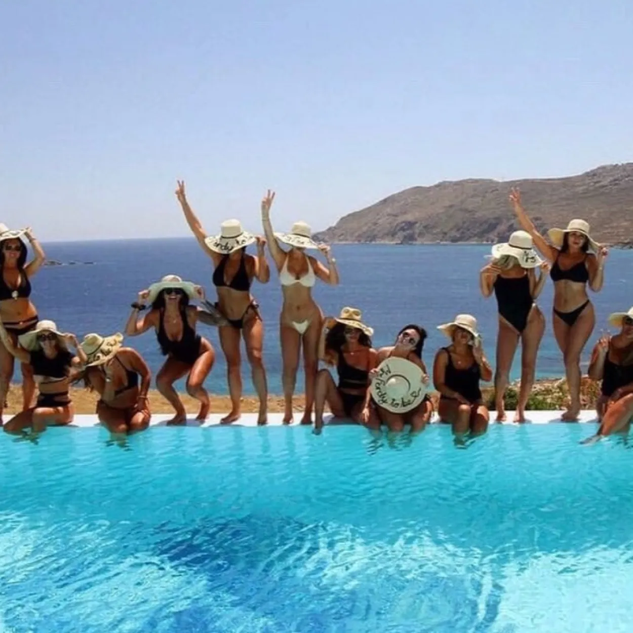 Hen Party Personalised Floppy Sun Hats