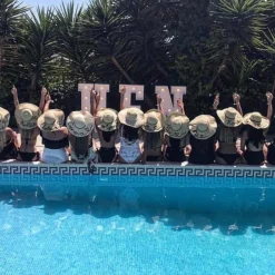 Hen Party Personalised Floppy Sun Hats