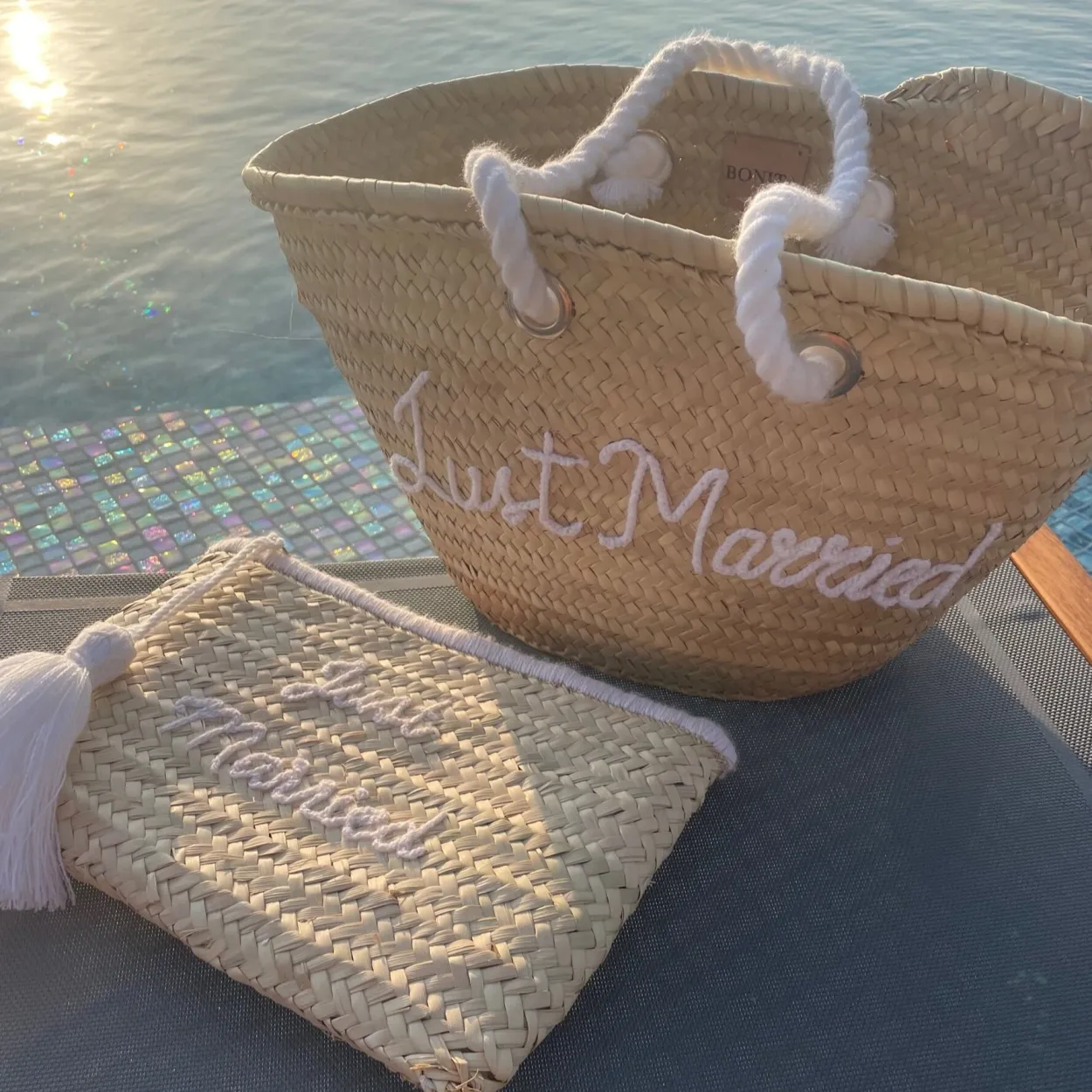 Just Married Clutch Bag