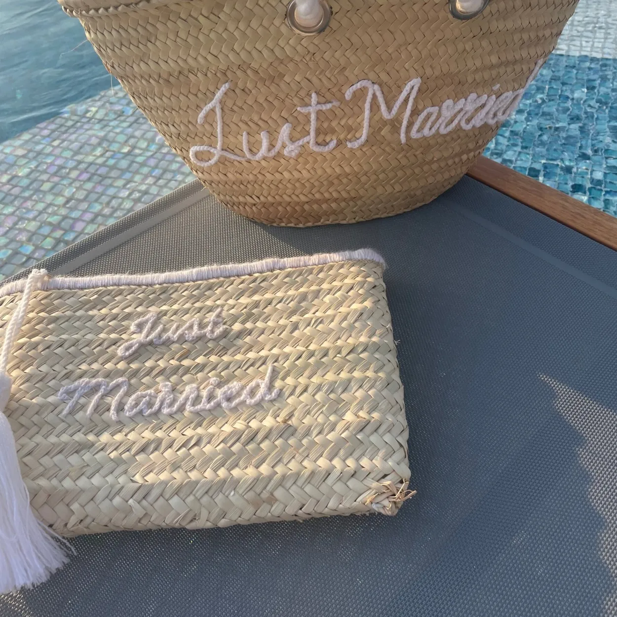Just Married Clutch Bag
