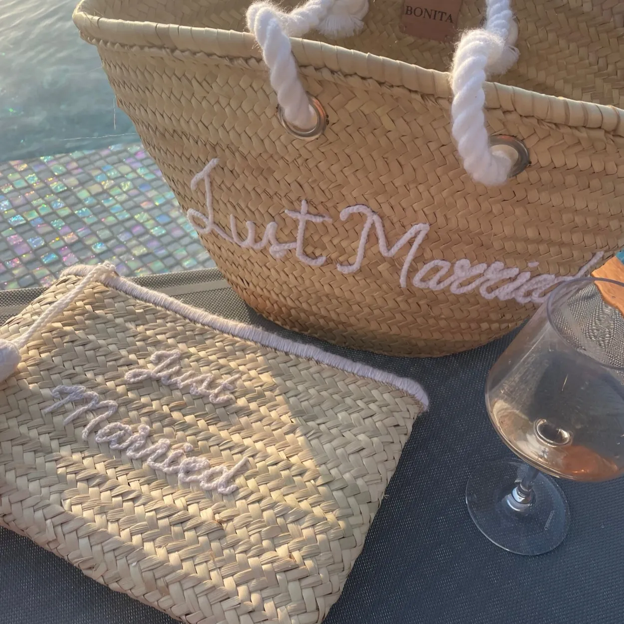 Just Married Clutch Bag