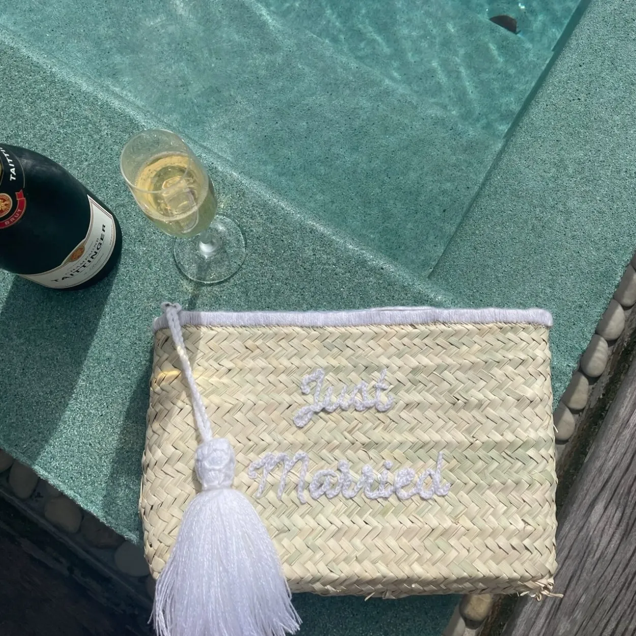Just Married Clutch Bag