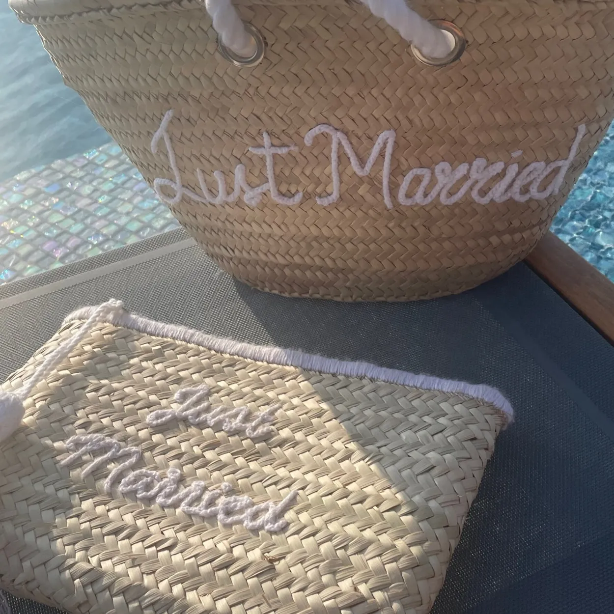 Just Married Clutch Bag