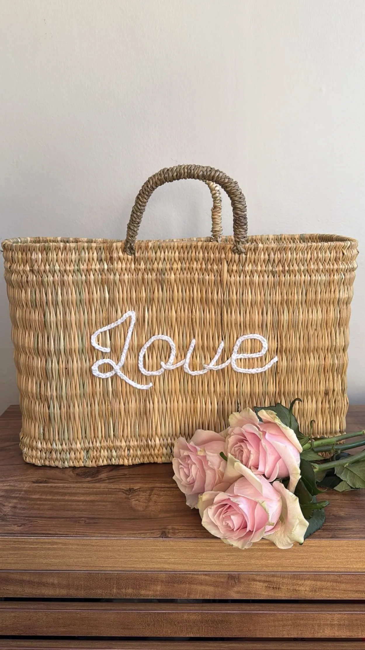 Limited Edition LOVE Reed Basket