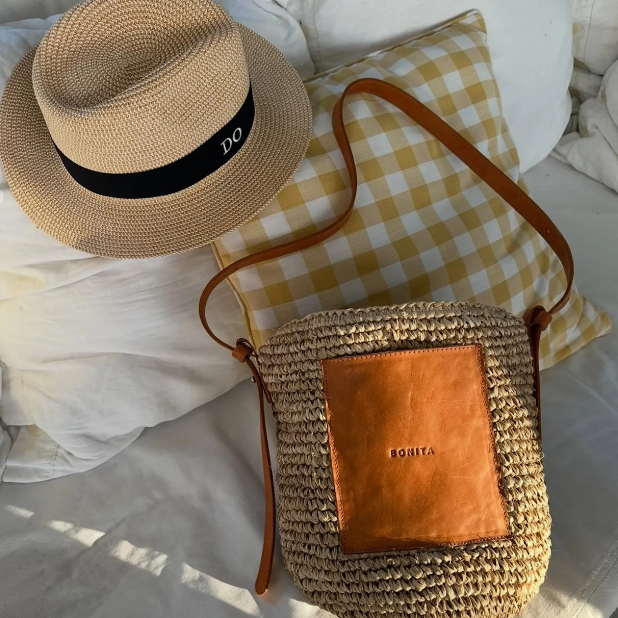 Limited Edition Raffia Bonita Bucket Bag