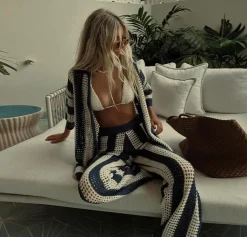 MAYA - Navy Knit Co-Ord