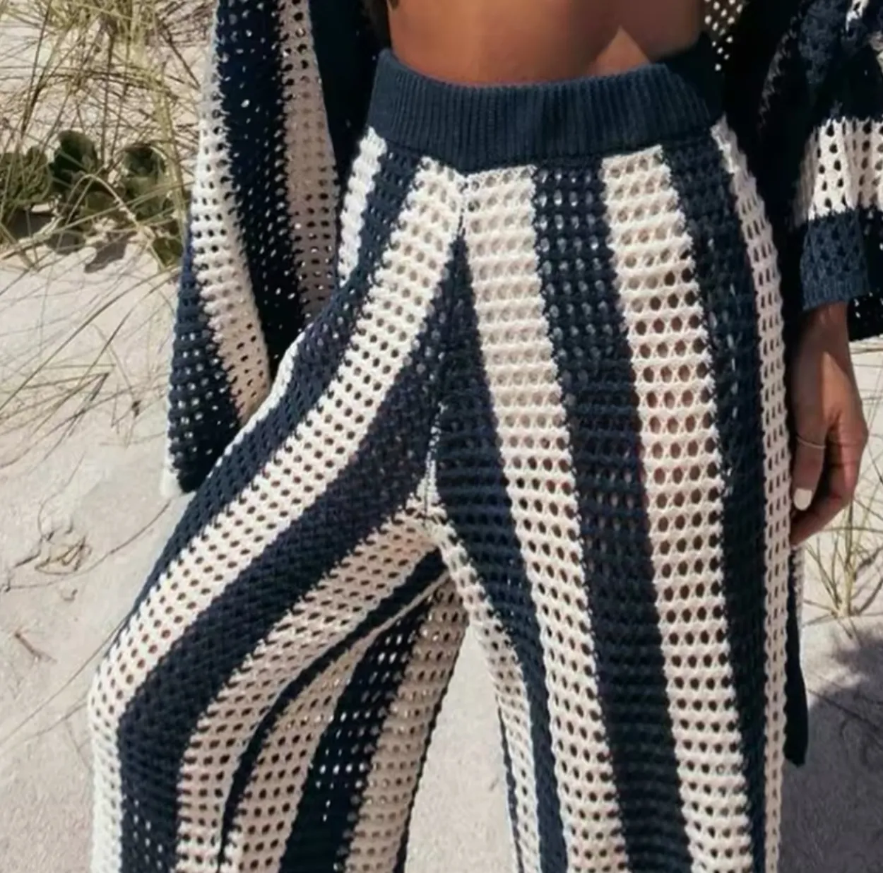 MAYA - Navy Knit Co-Ord