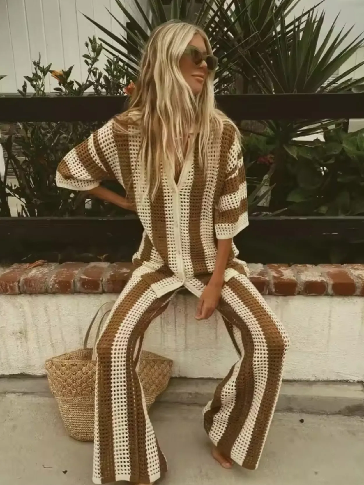 MAYA - Tan Knit Co-Ord