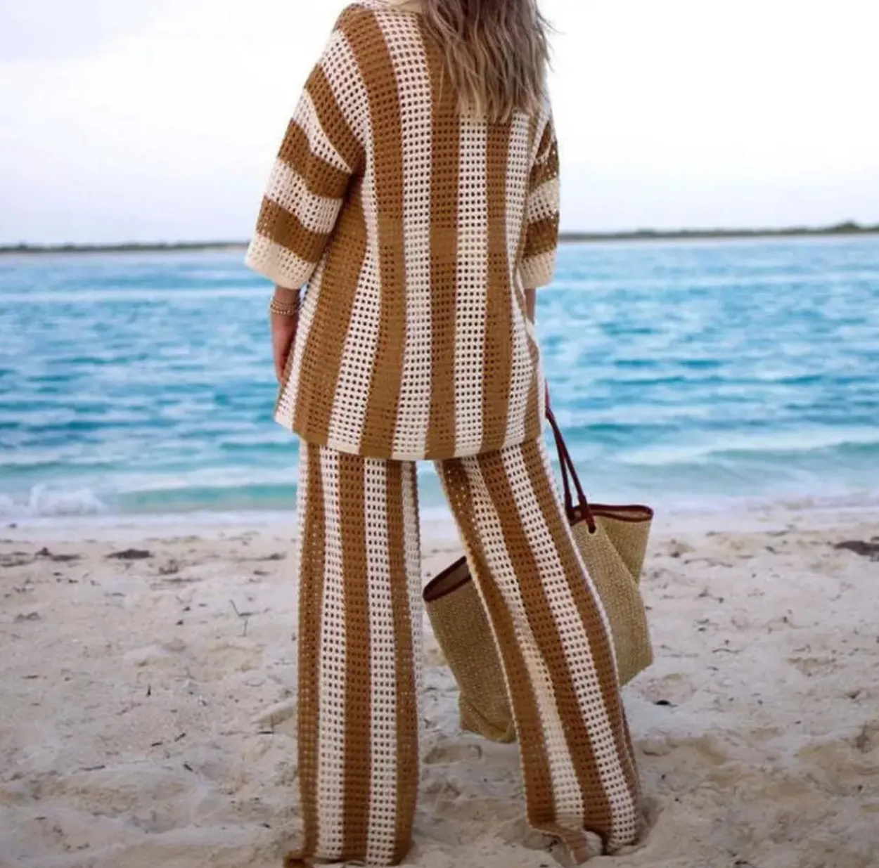 MAYA - Tan Knit Co-Ord