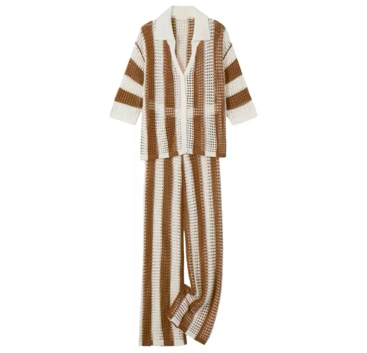 MAYA - Tan Knit Co-Ord