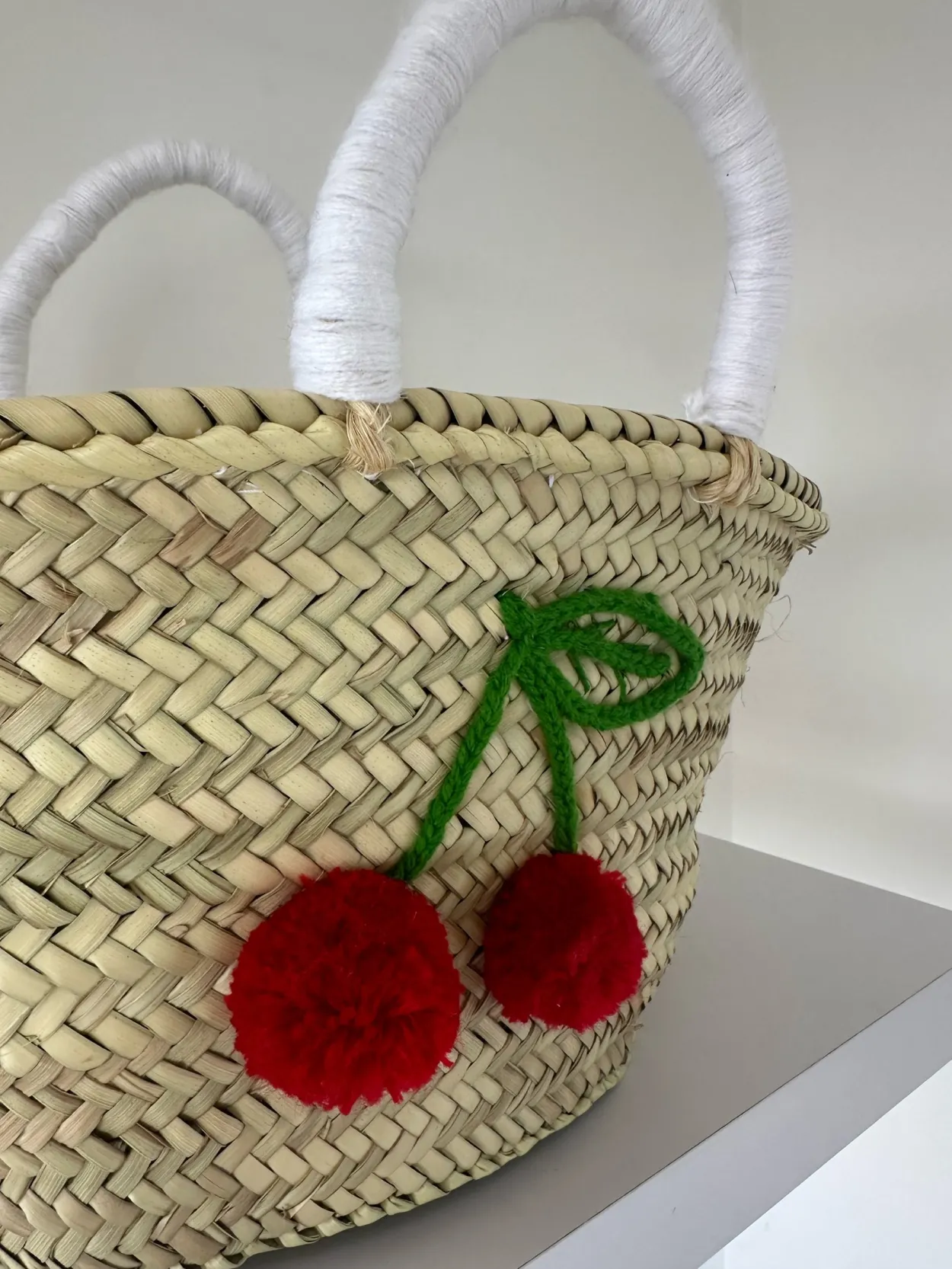 Medium Cherry Palm Basket