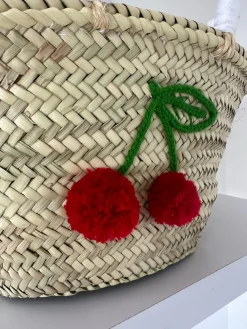 Medium Cherry Palm Basket