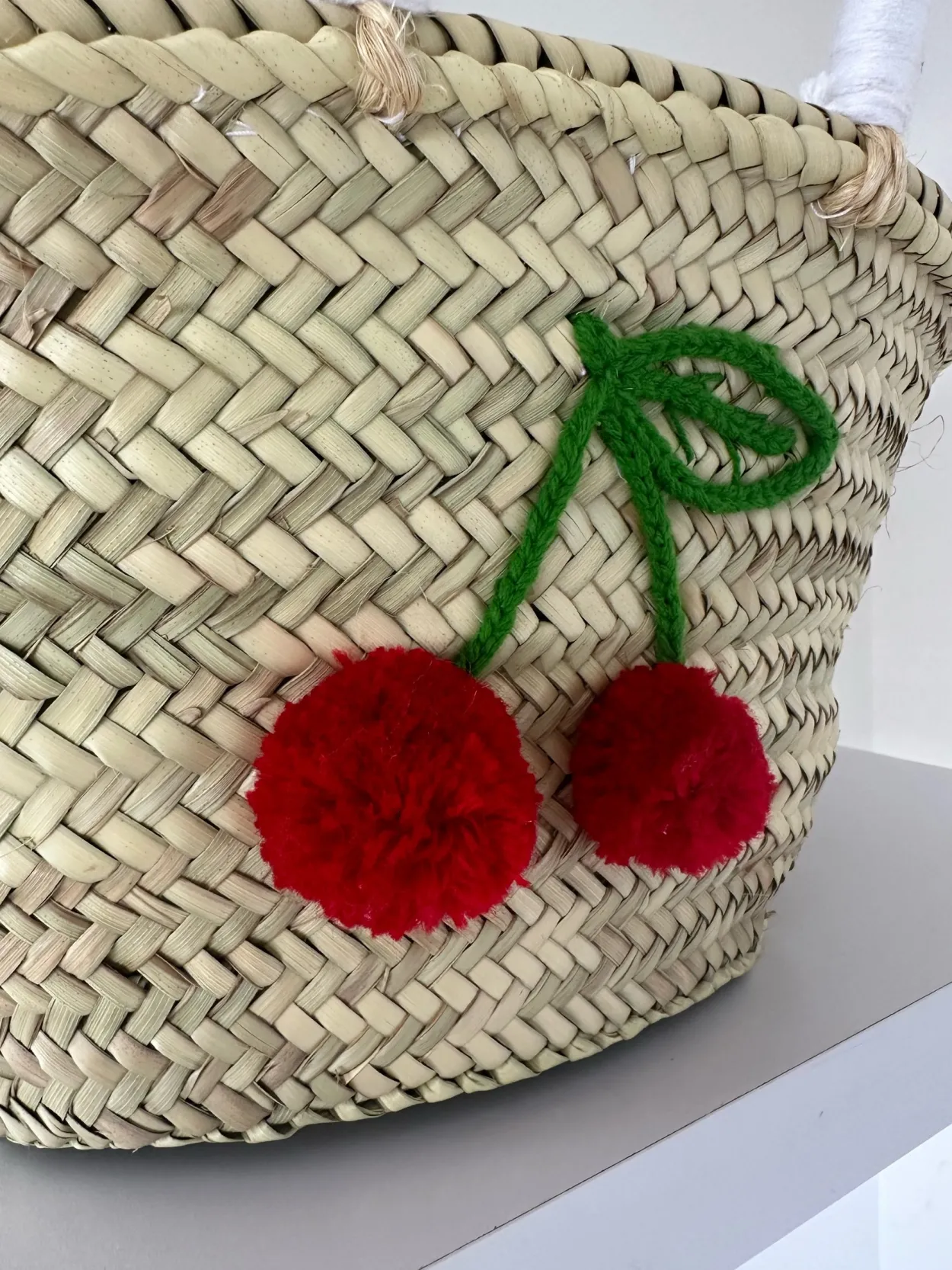 Medium Cherry Palm Basket