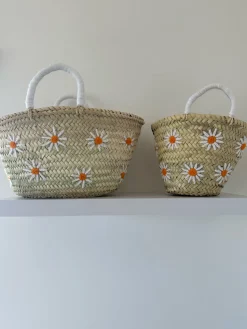 Medium Daisy Palm Basket