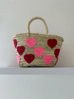 Medium Heart Palm Basket