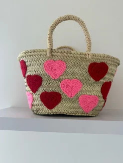Medium Heart Palm Basket