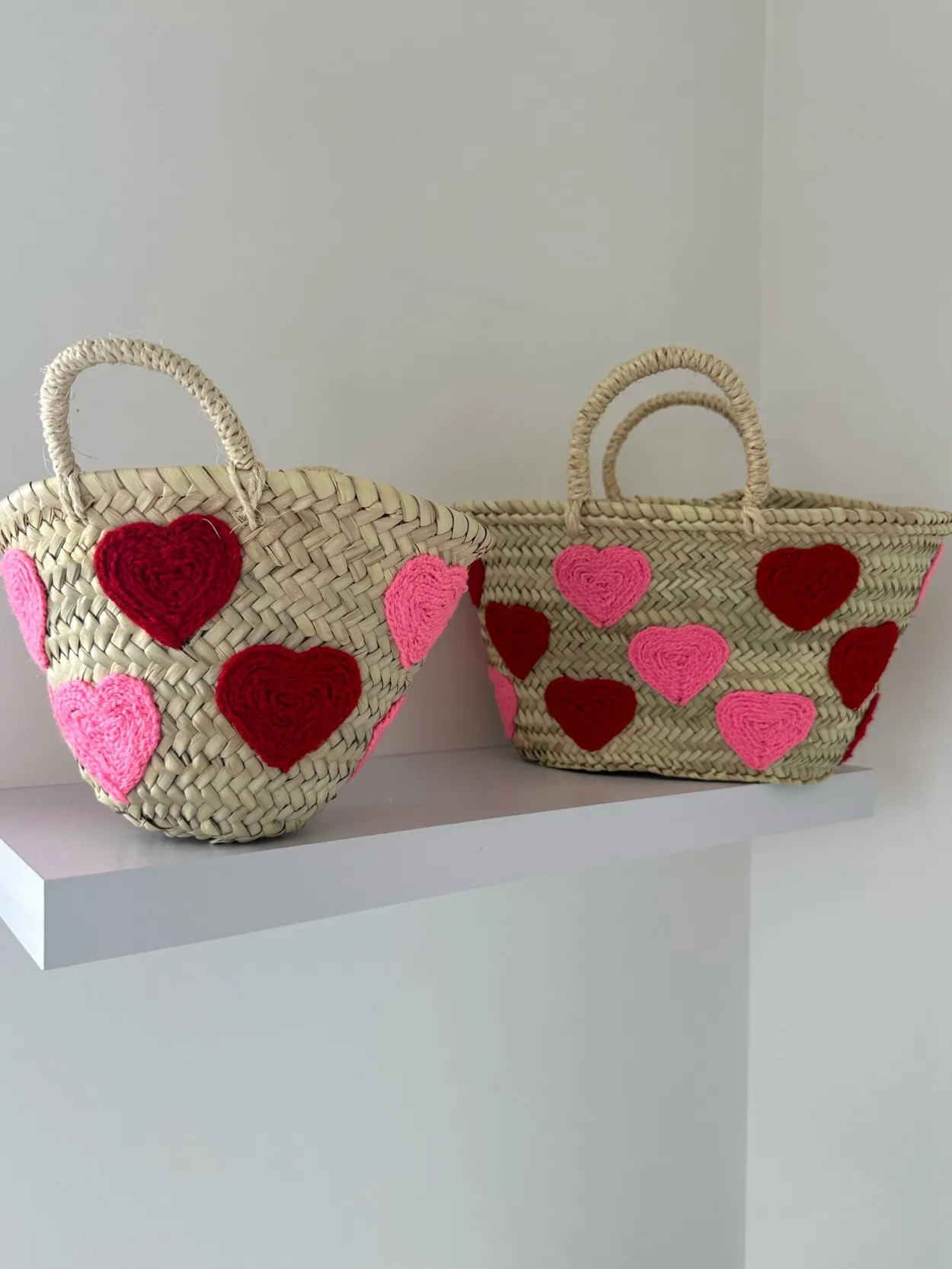 Medium Heart Palm Basket