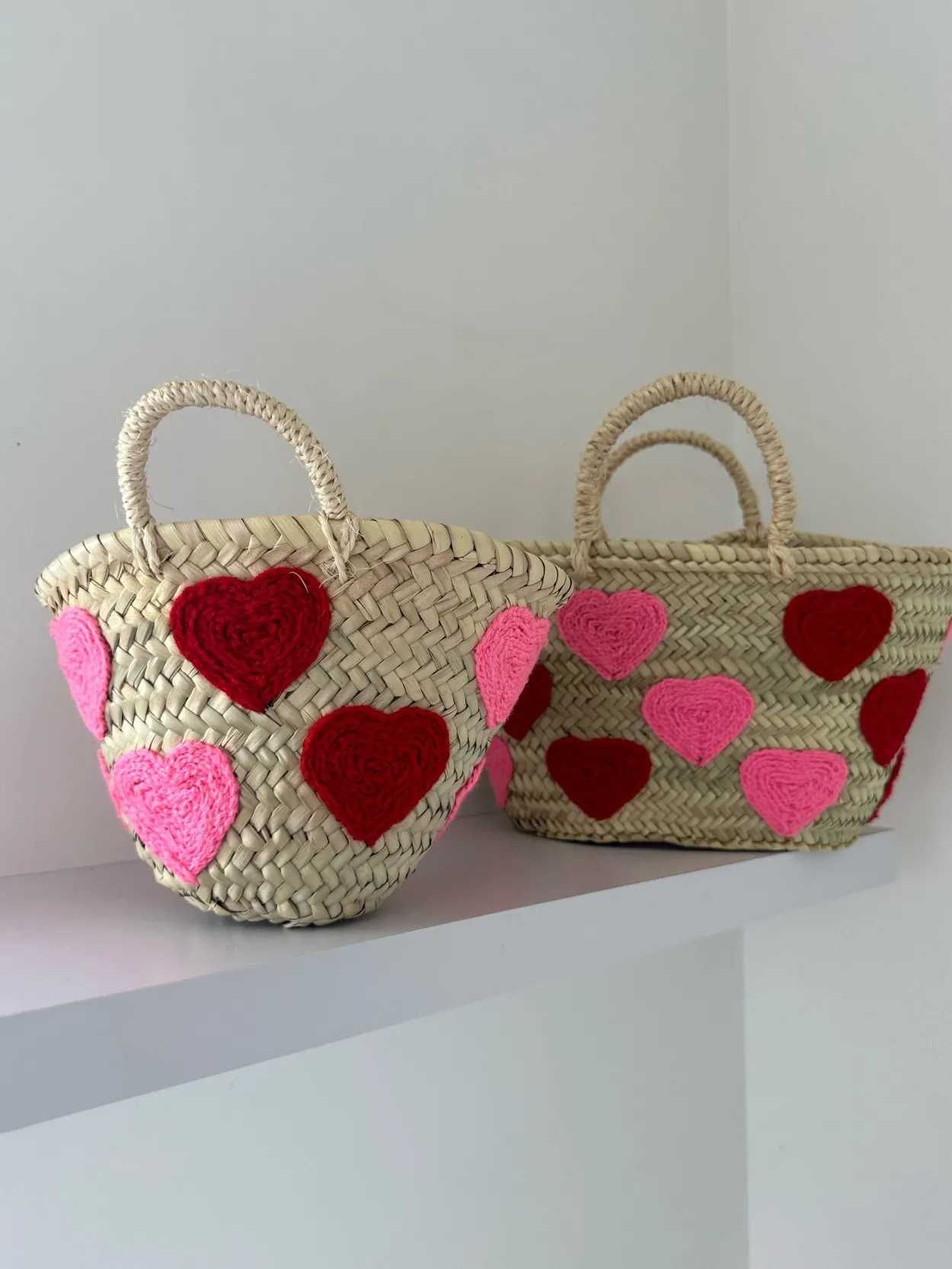 Medium Heart Palm Basket