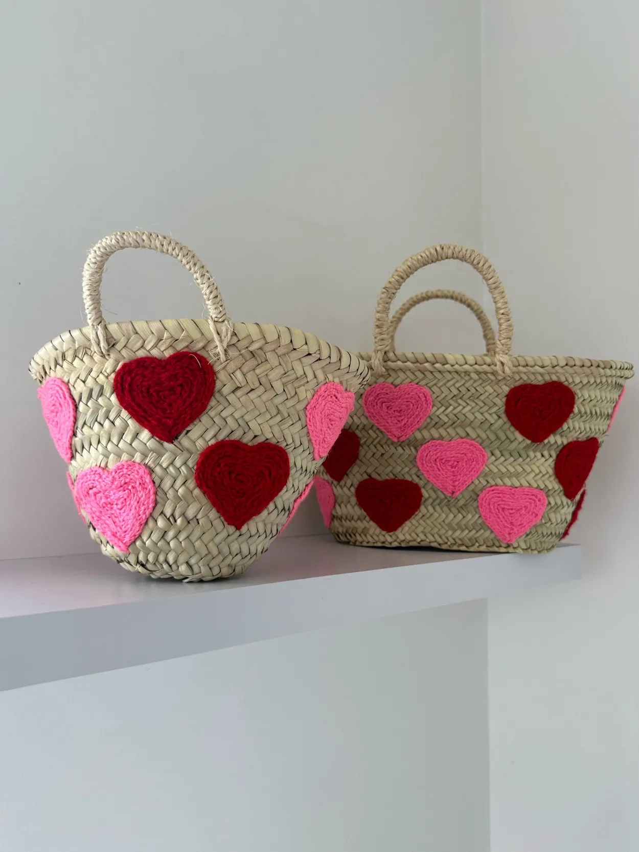 Medium Heart Palm Basket