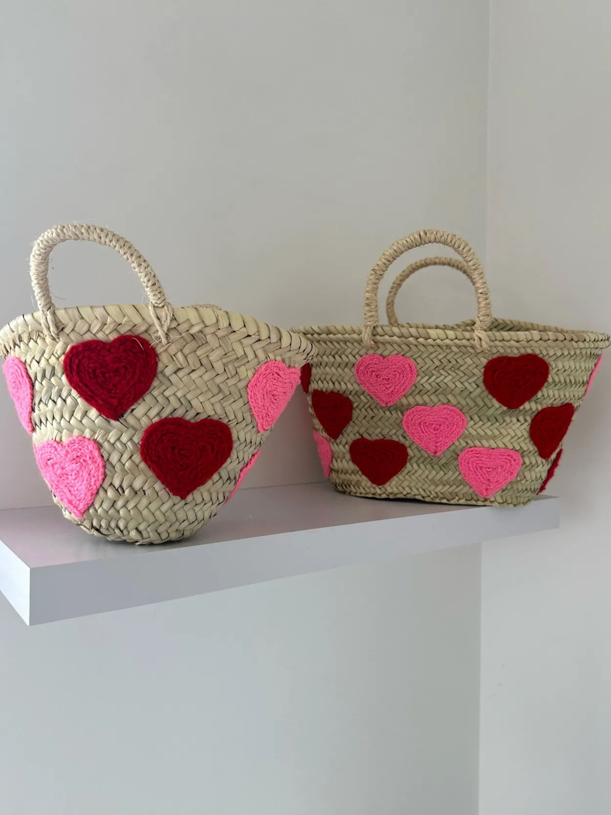 Medium Heart Palm Basket
