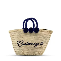 Medium Personalised Pom Pom Basket
