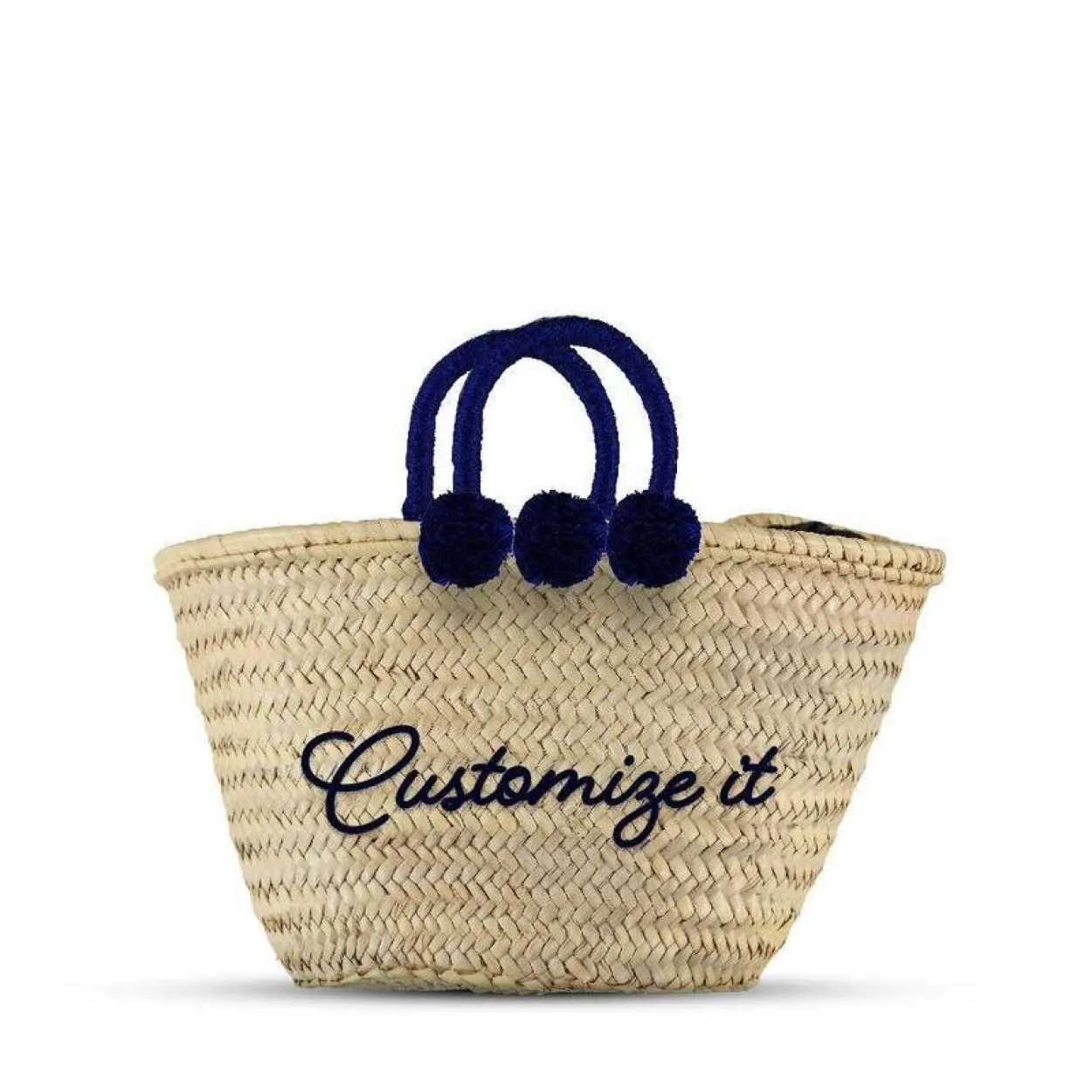 Medium Personalised Pom Pom Basket