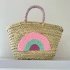 Medium Rainbow Palm Basket