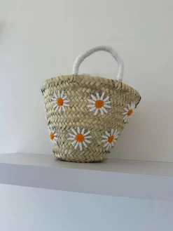 Mini Daisy Palm Basket