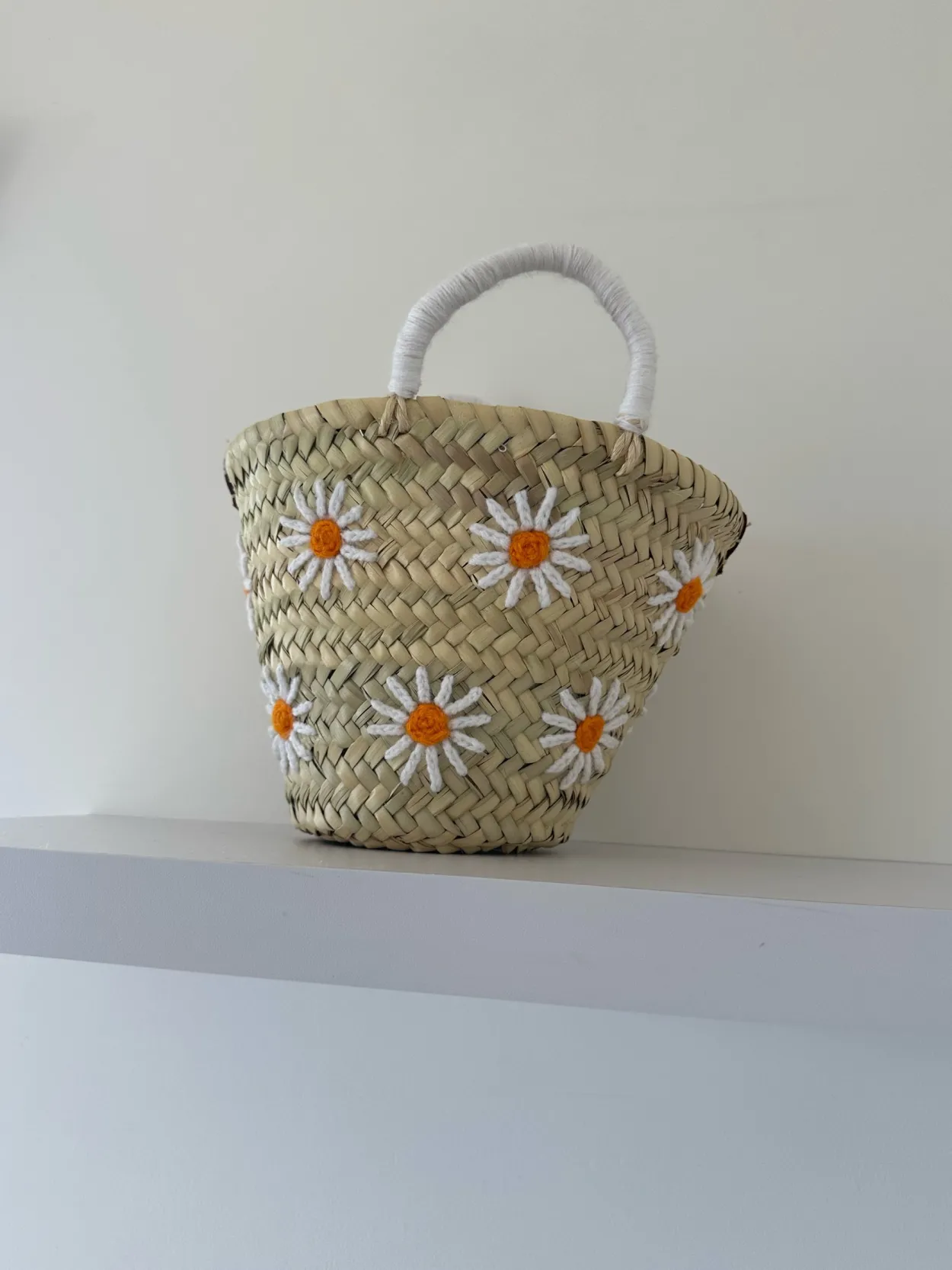Mini Daisy Palm Basket
