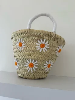 Mini Daisy Palm Basket