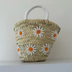 Mini Daisy Palm Basket