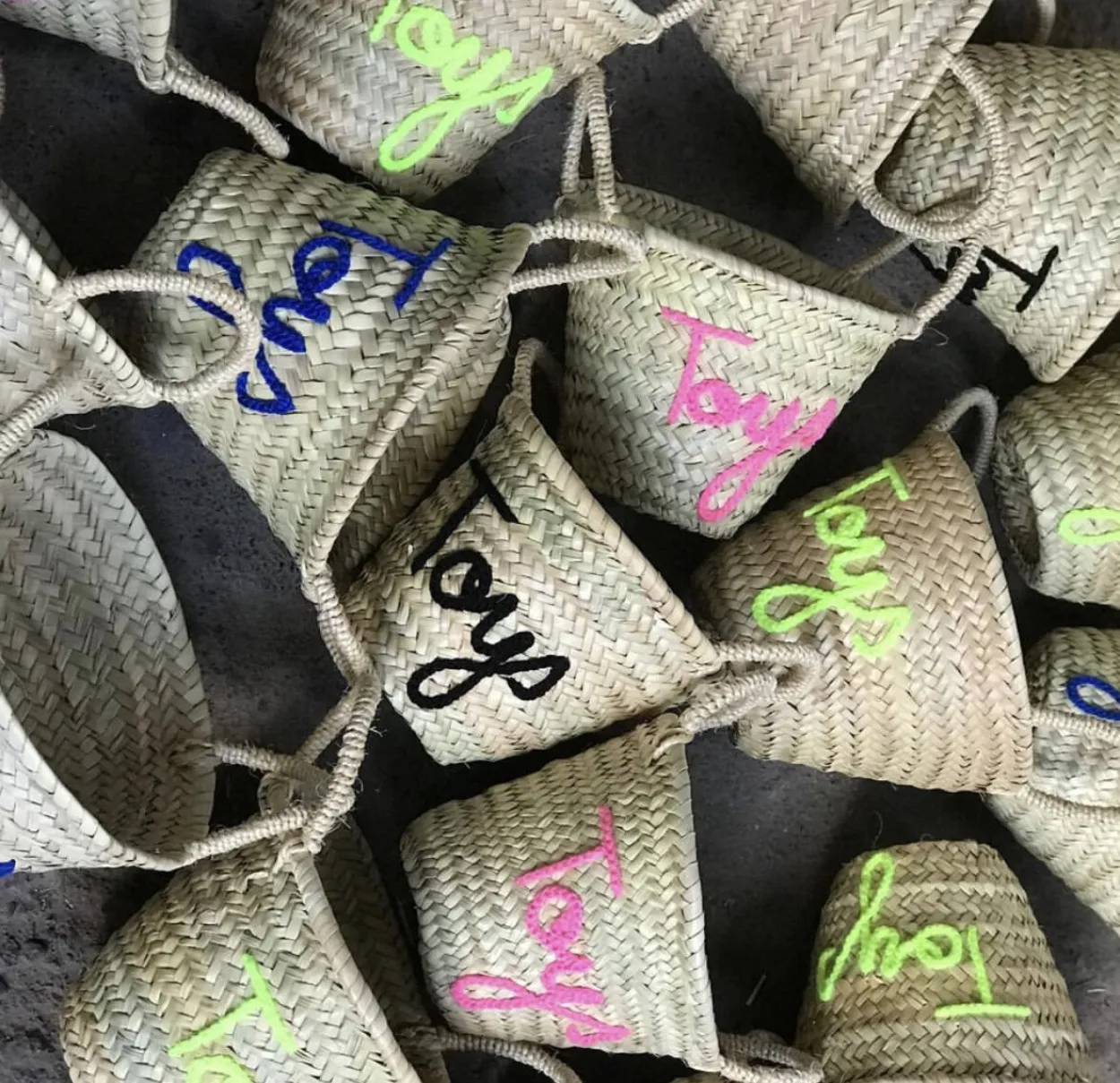 Mini Personalised Palm Basket