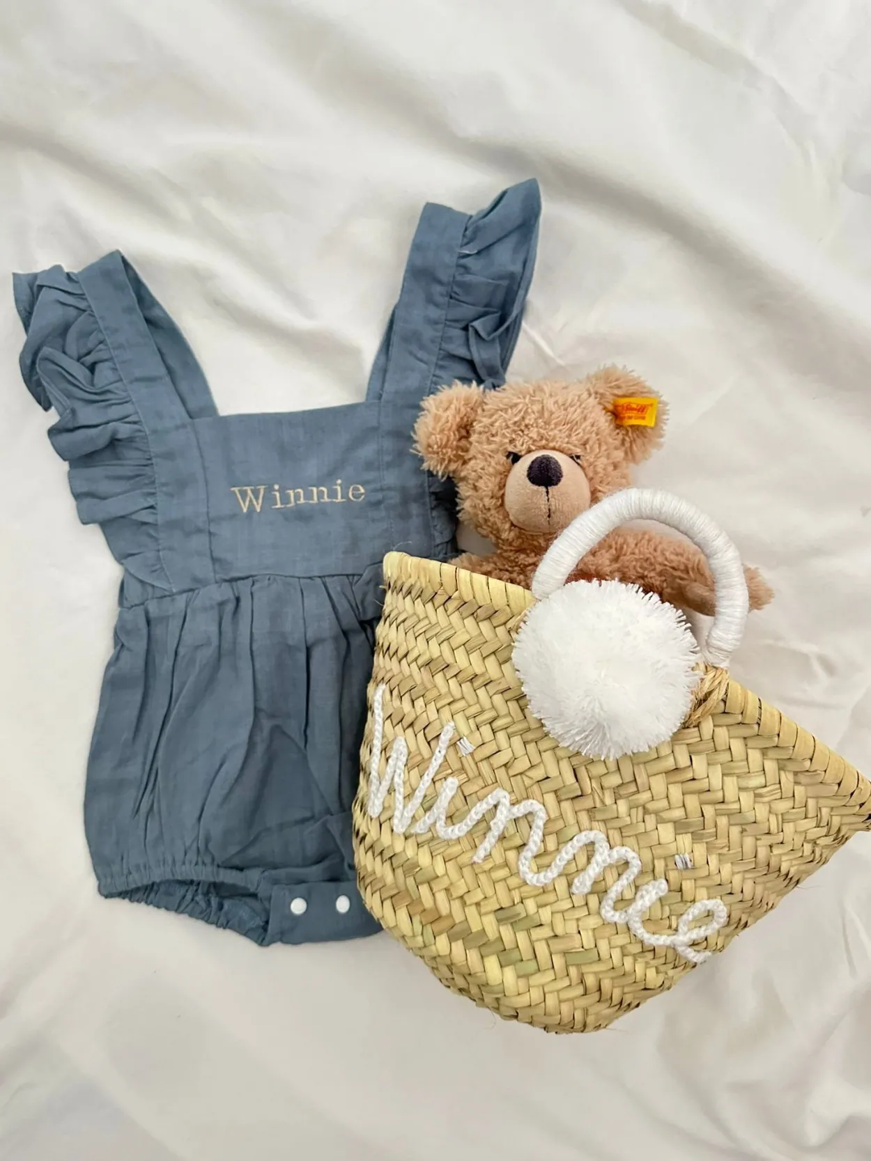 Mini Personalised Pom-Pom Basket