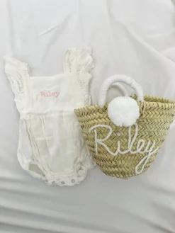 Mini Personalised Pom-Pom Basket
