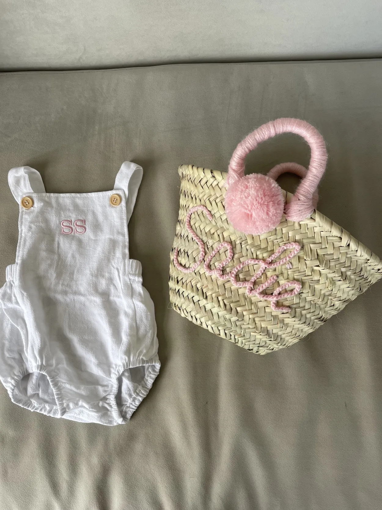 Mini Personalised Pom-Pom Basket