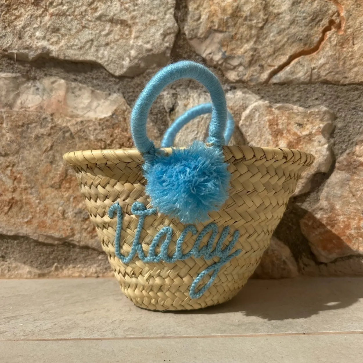 Mini 'Vacay' Palm Basket