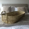 Moroccan Baby Changing Basket with handles
