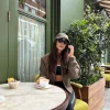 Olive baseball cap - BONITA