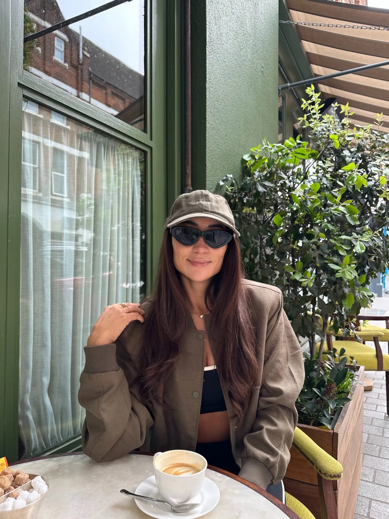 Olive baseball cap - BONITA